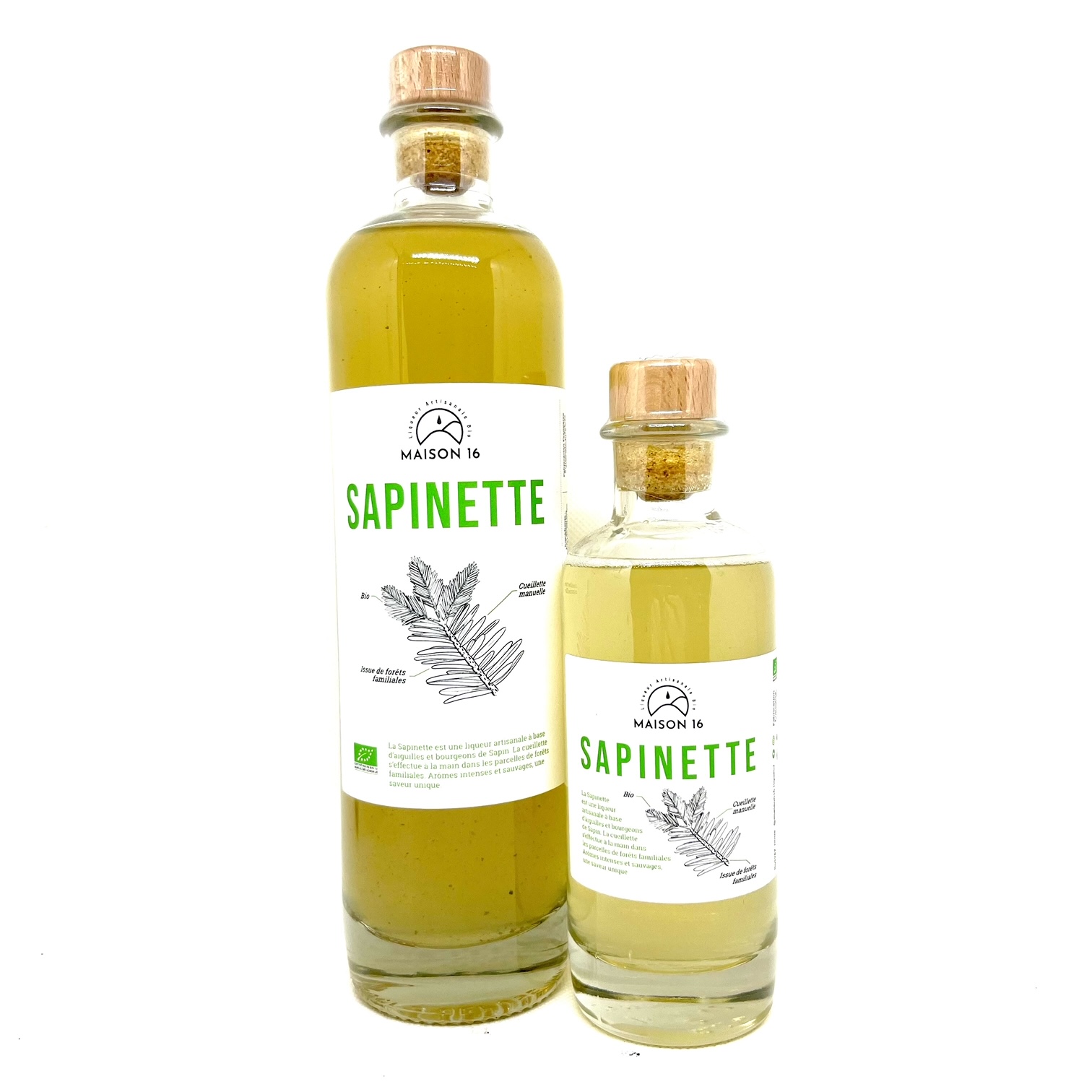 Liqueur Sapinette 50 cl - MAISON 16 - Liqueur de sapin artisanale bio